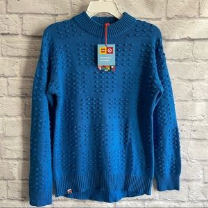 NEW WITH TAGS LEGO BY TARGET SWEATER BLUE XS WOMENS